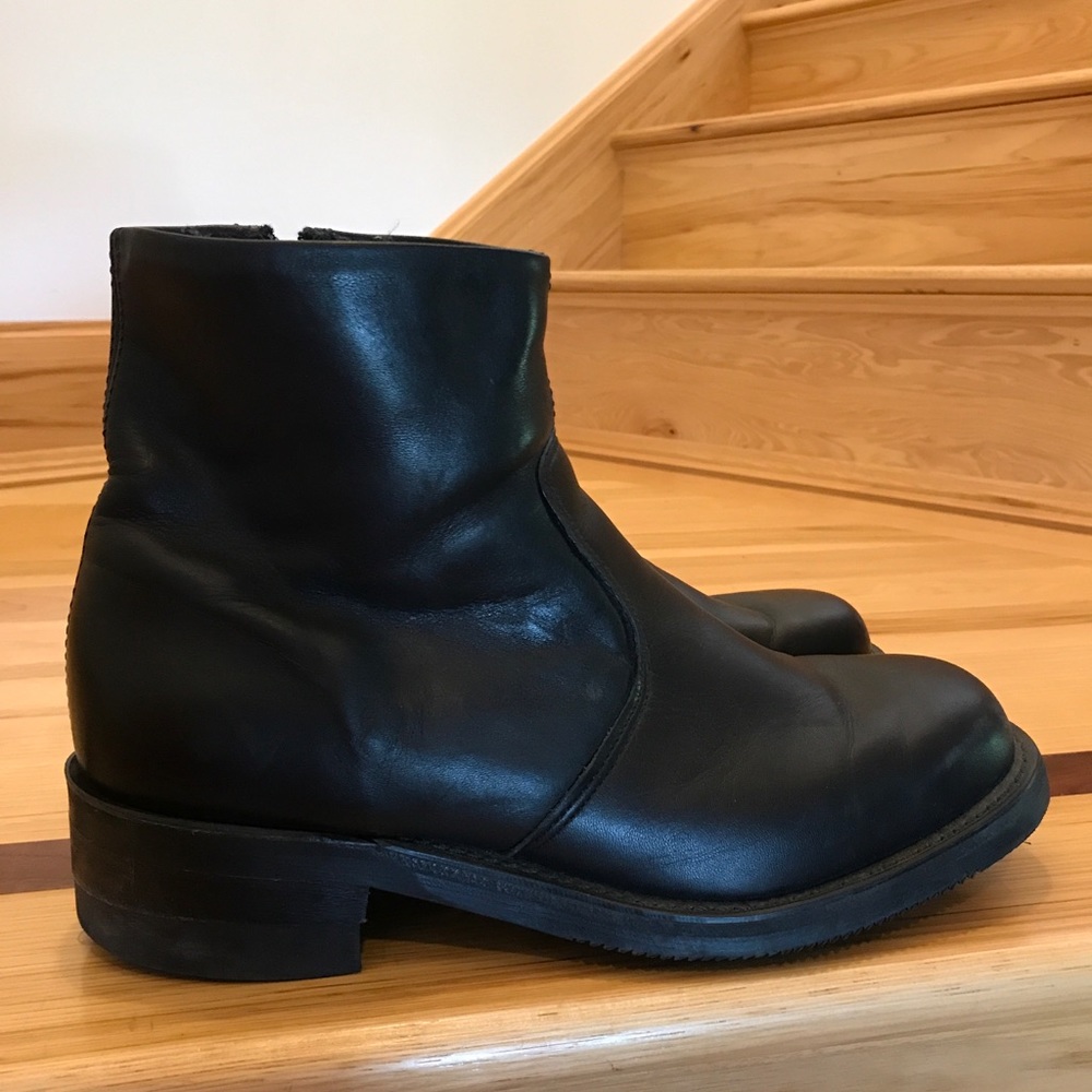 Double H Boot Men Black 10.5 2E Biker Sierra Boot - Picture 9 of 12